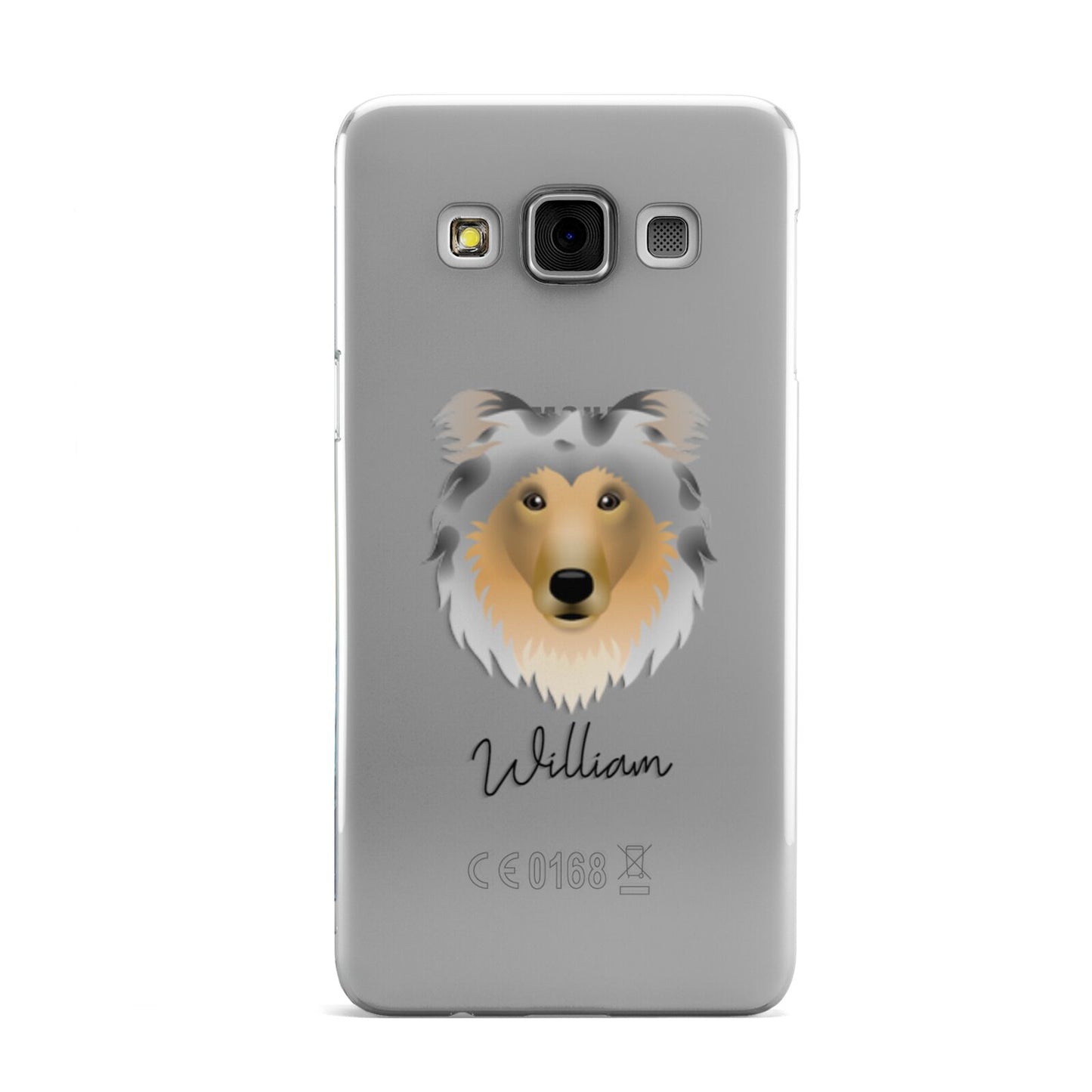 Rough Collie Personalised Samsung Galaxy A3 Case