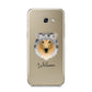 Rough Collie Personalised Samsung Galaxy A5 2017 Case on gold phone