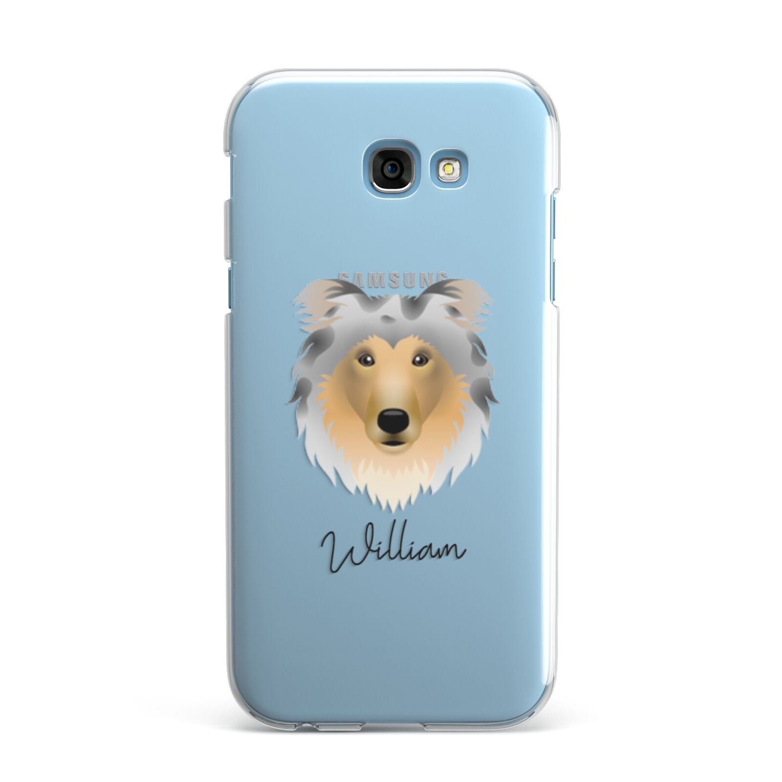 Rough Collie Personalised Samsung Galaxy A7 2017 Case