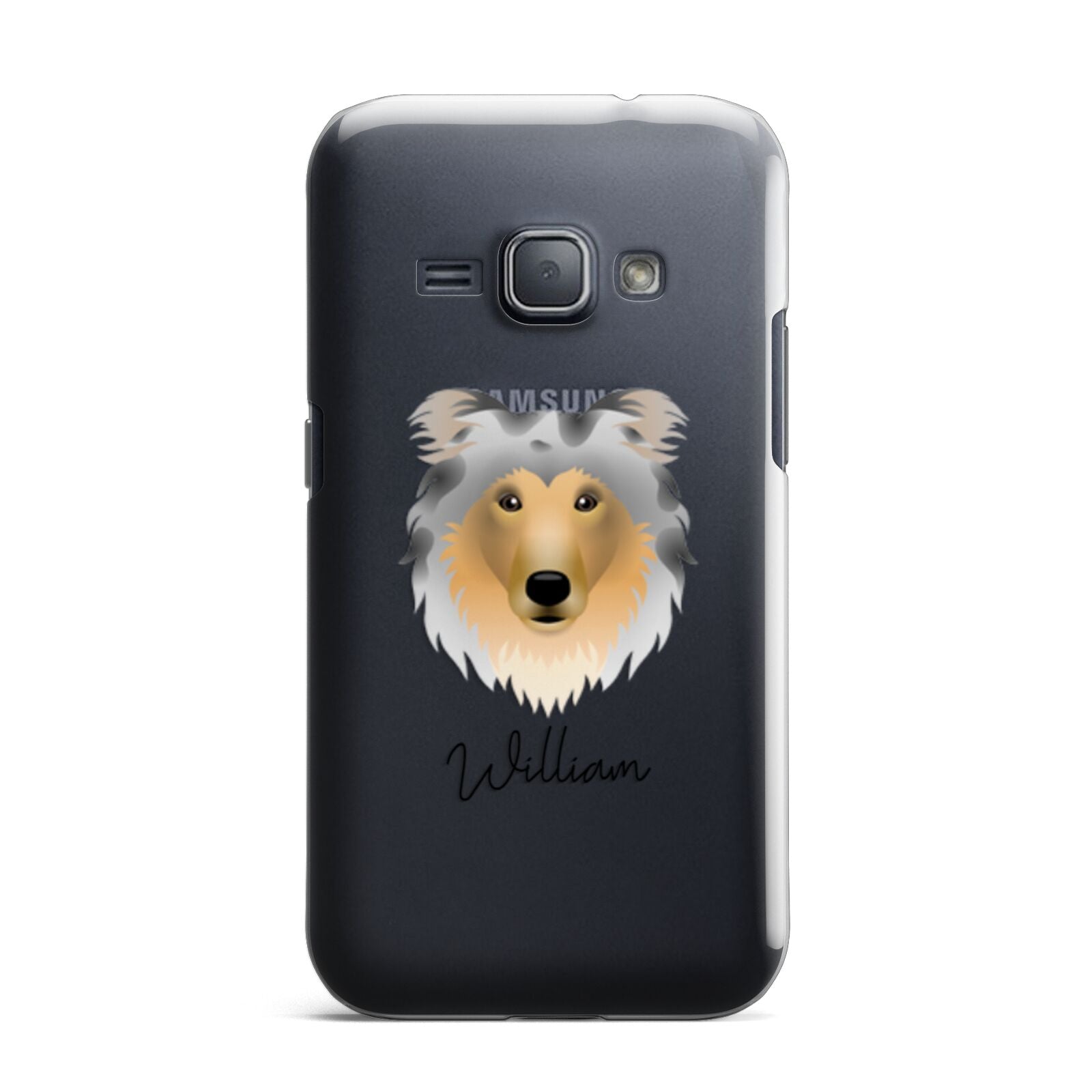 Rough Collie Personalised Samsung Galaxy J1 2016 Case