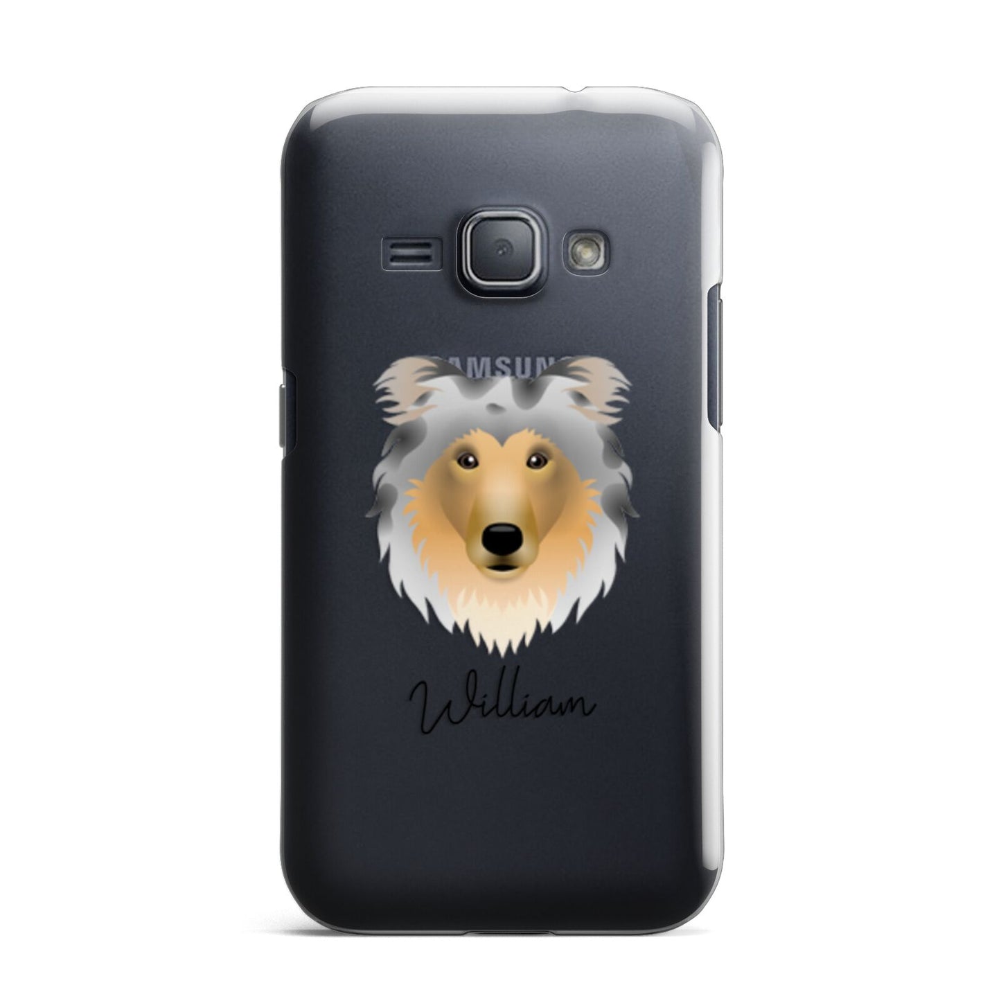 Rough Collie Personalised Samsung Galaxy J1 2016 Case