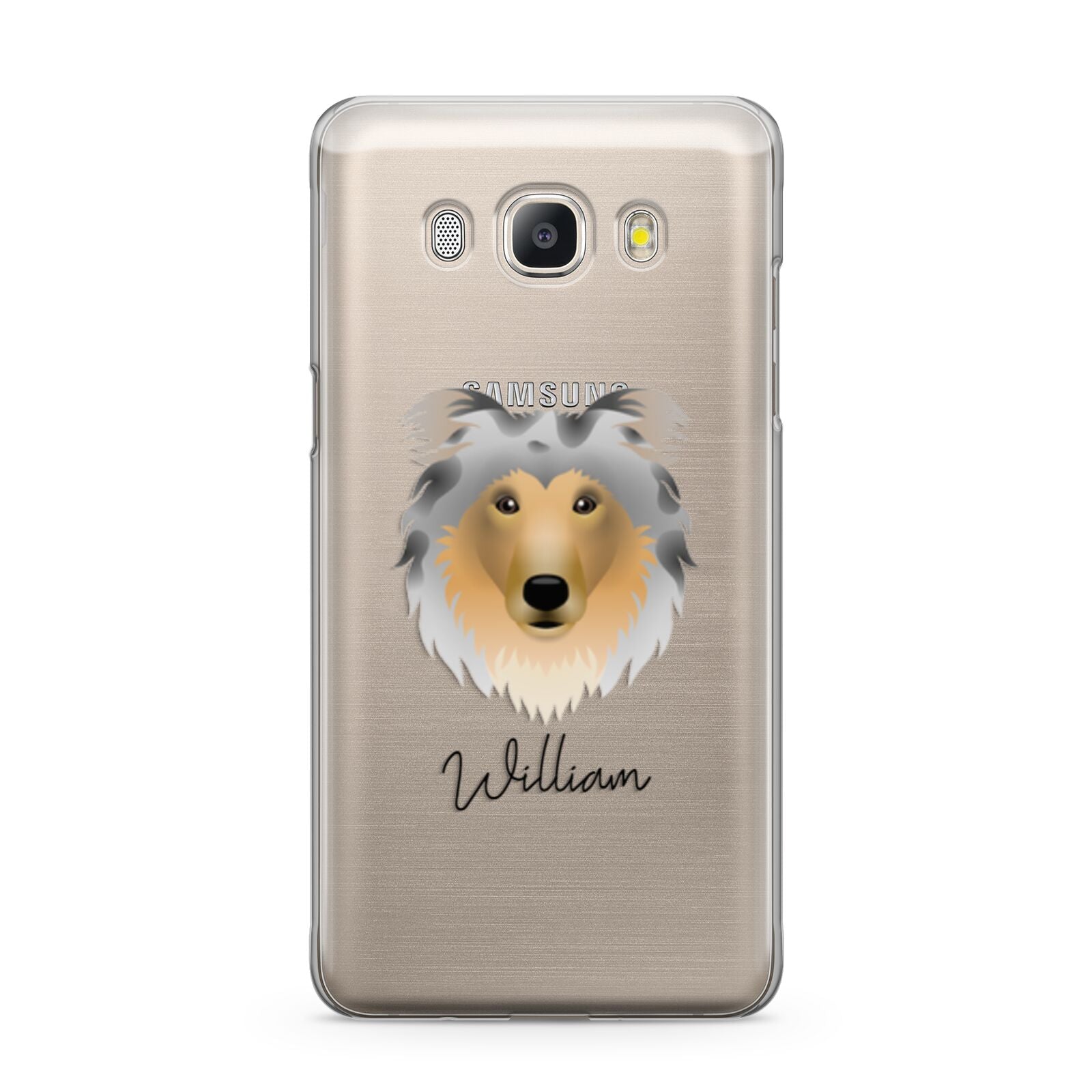 Rough Collie Personalised Samsung Galaxy J5 2016 Case