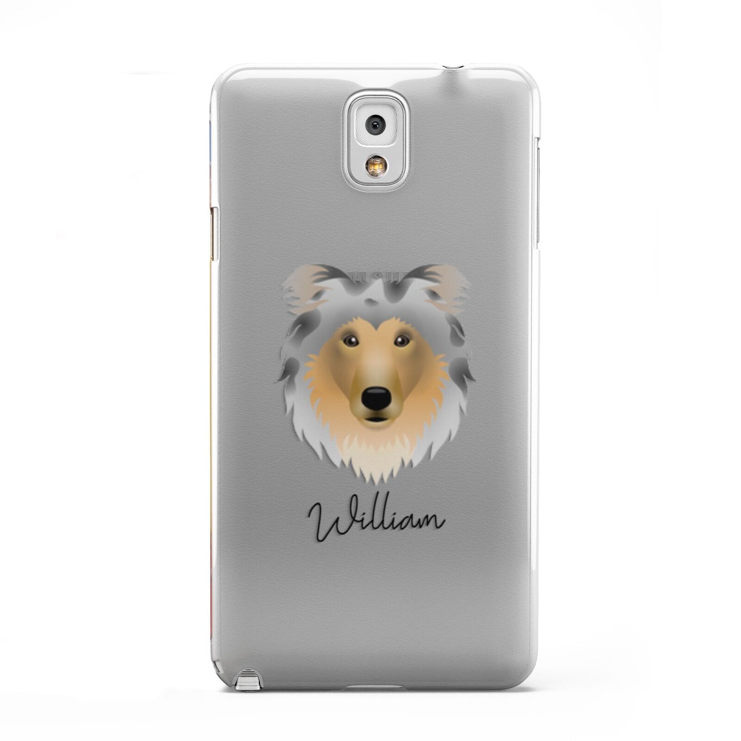 Rough Collie Personalised Samsung Galaxy Note 3 Case