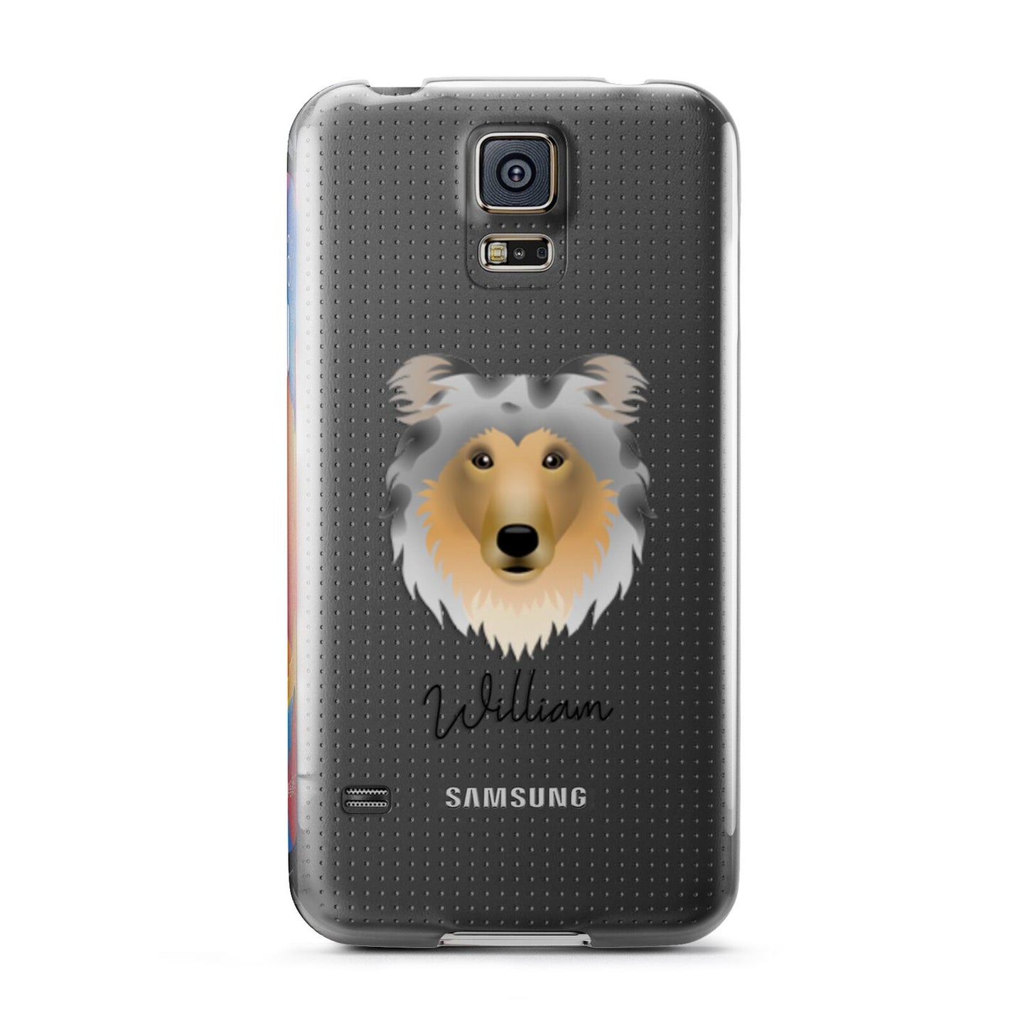 Rough Collie Personalised Samsung Galaxy S5 Case