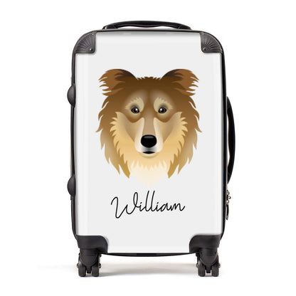 Rough Collie Personalised Suitcase