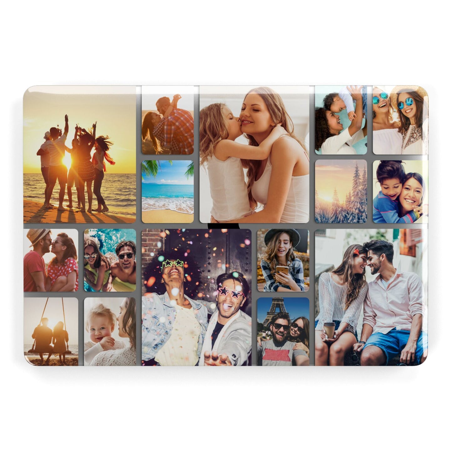 Round Edged Photo Montage Upload Apple MacBook Case