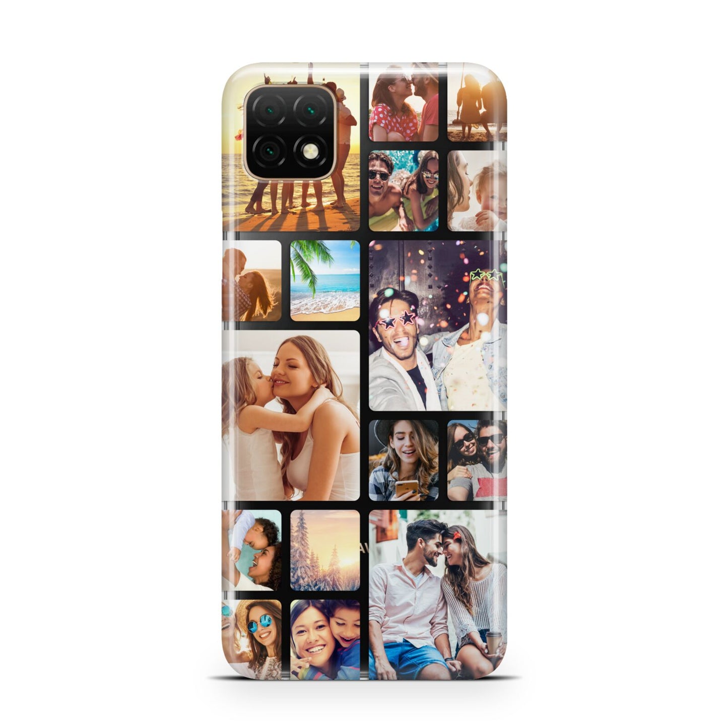 Round Edged Photo Montage Upload Huawei Enjoy 20 Phone Case