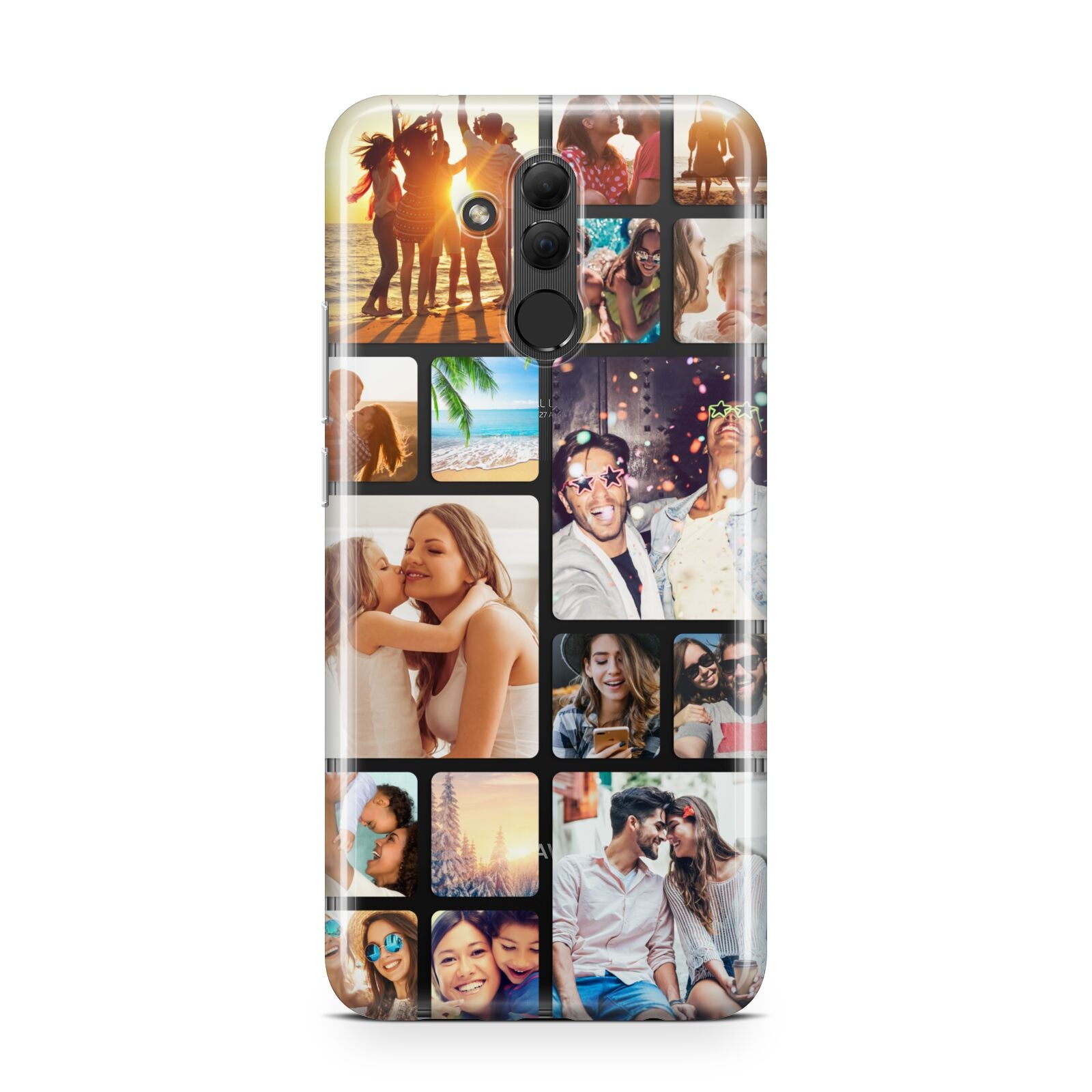 Round Edged Photo Montage Upload Huawei Mate 20 Lite