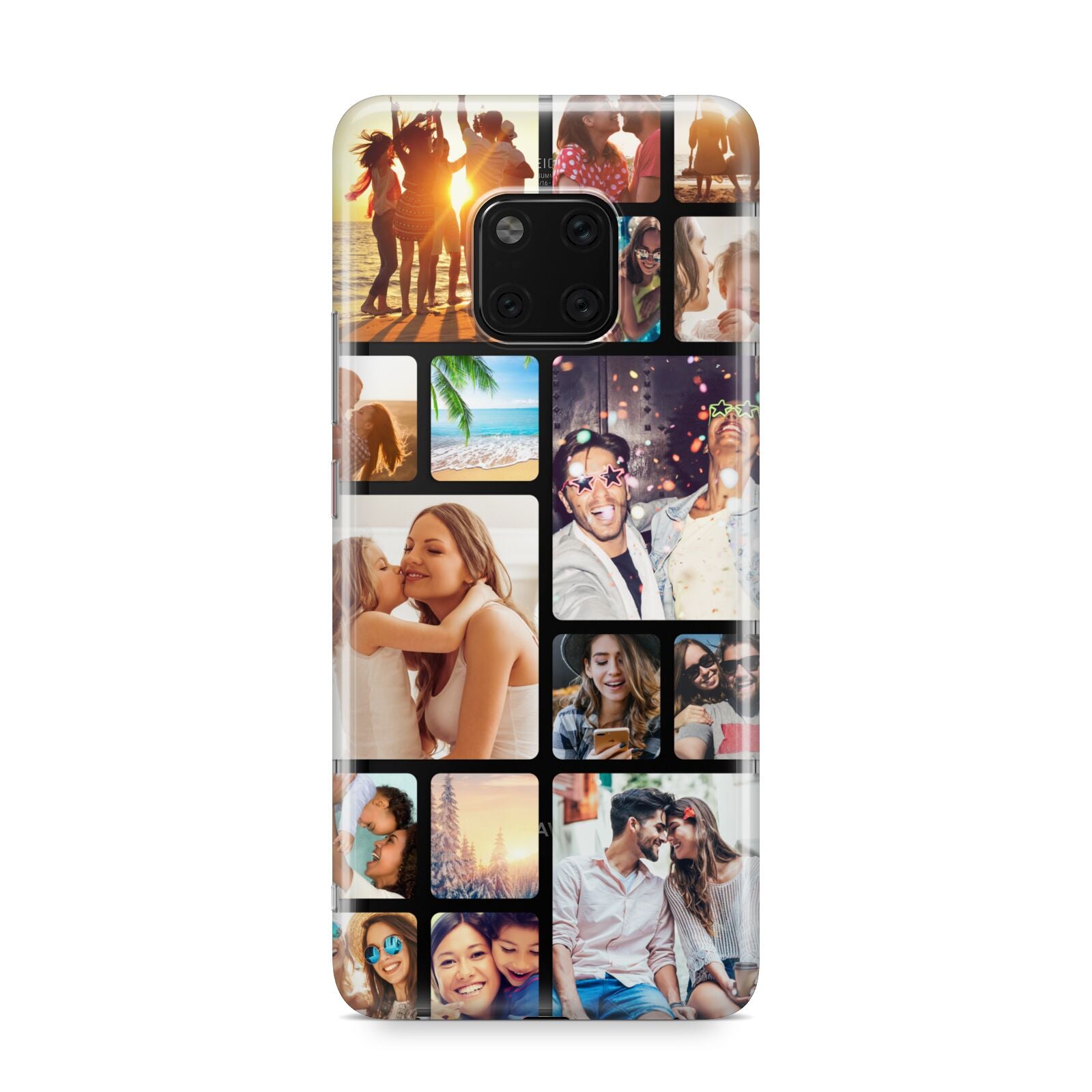 Round Edged Photo Montage Upload Huawei Mate 20 Pro Phone Case