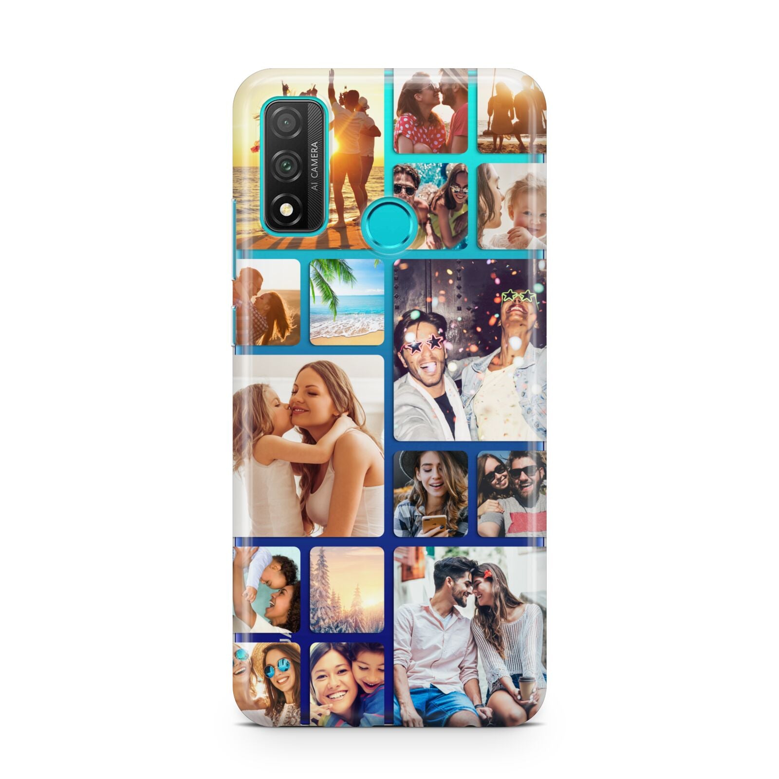 Round Edged Photo Montage Upload Huawei P Smart 2020