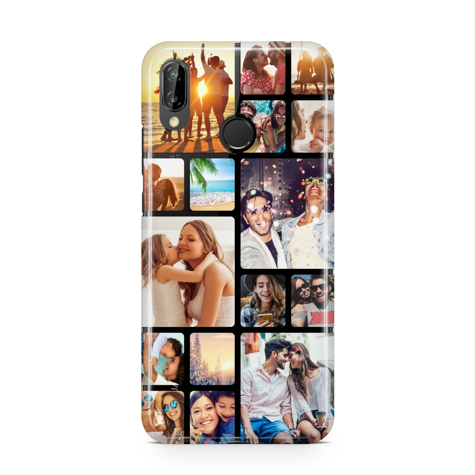 Round Edged Photo Montage Upload Huawei P20 Lite Phone Case
