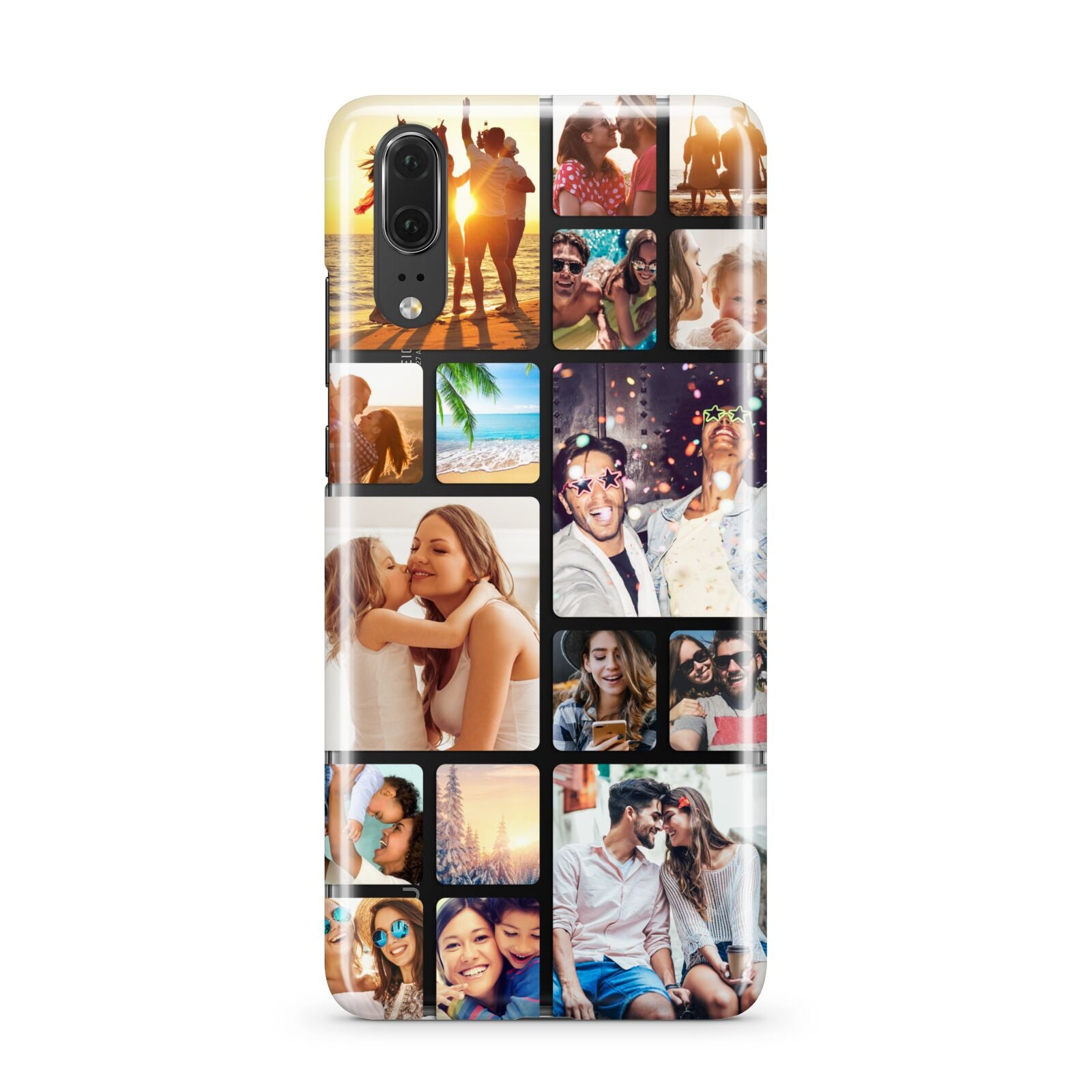 Round Edged Photo Montage Upload Huawei P20 Phone Case