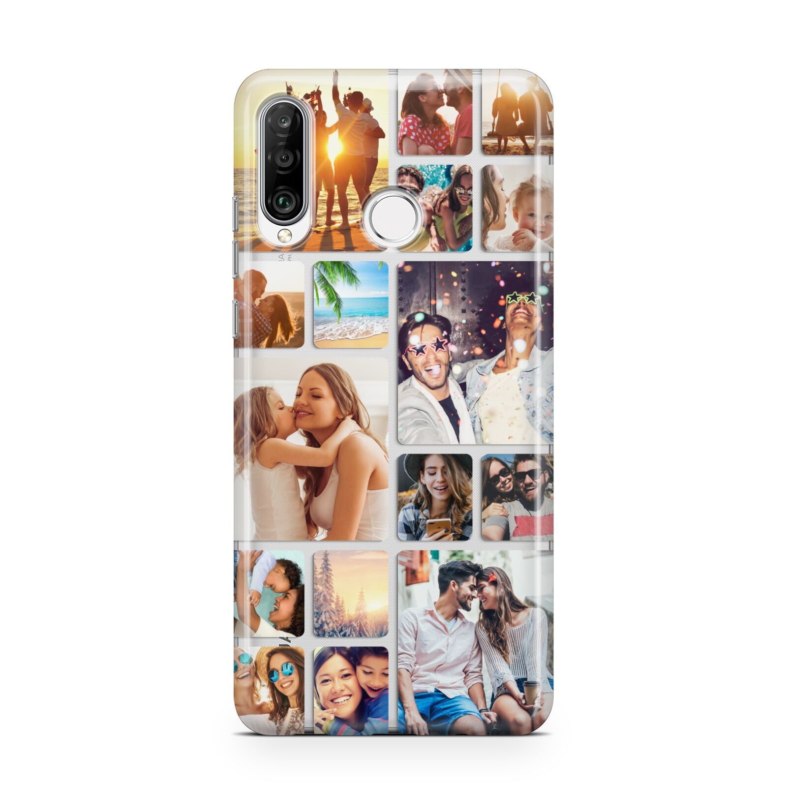 Round Edged Photo Montage Upload Huawei P30 Lite Phone Case