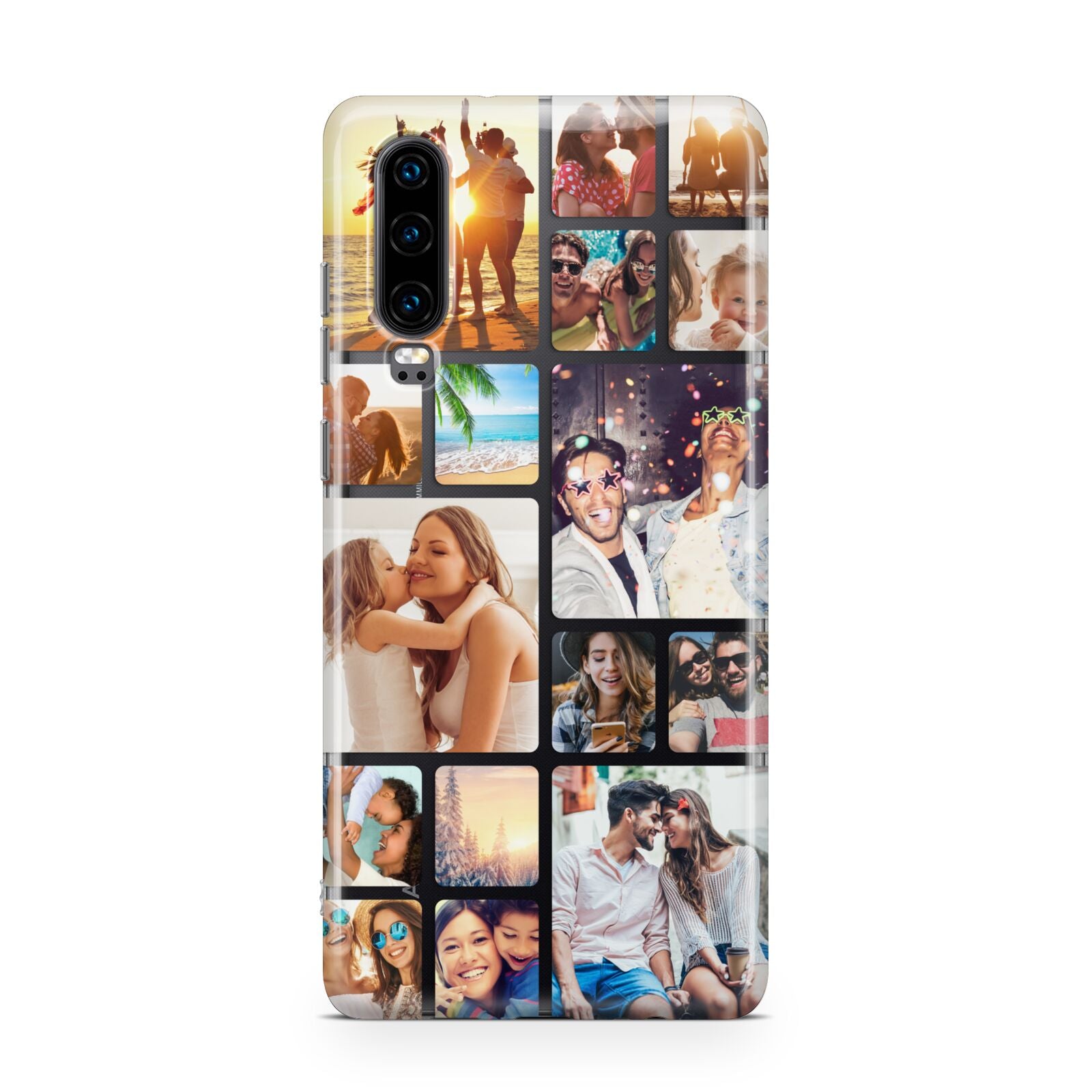 Round Edged Photo Montage Upload Huawei P30 Phone Case