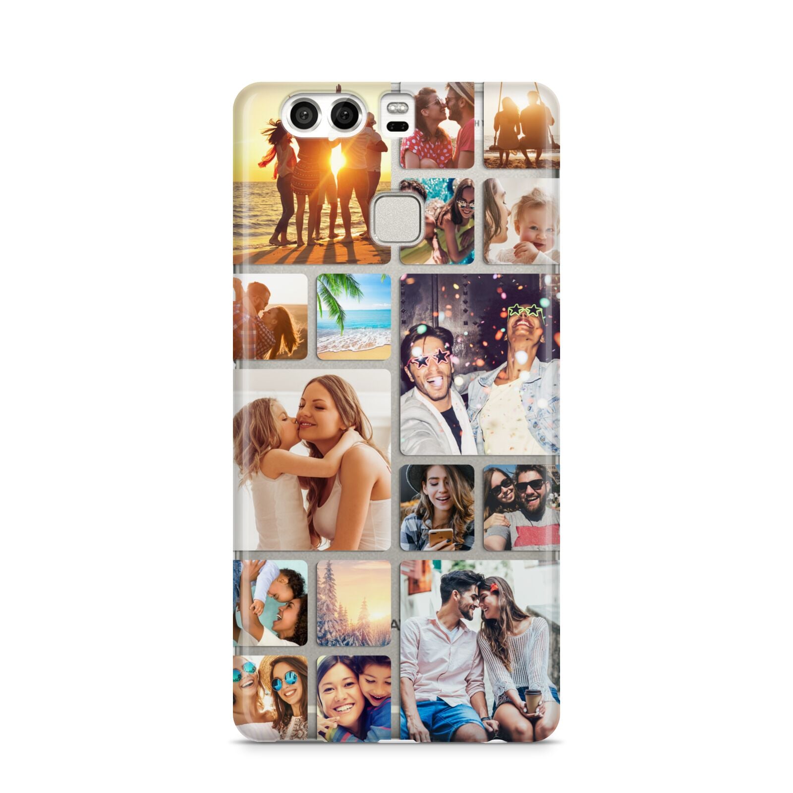 Round Edged Photo Montage Upload Huawei P9 Case