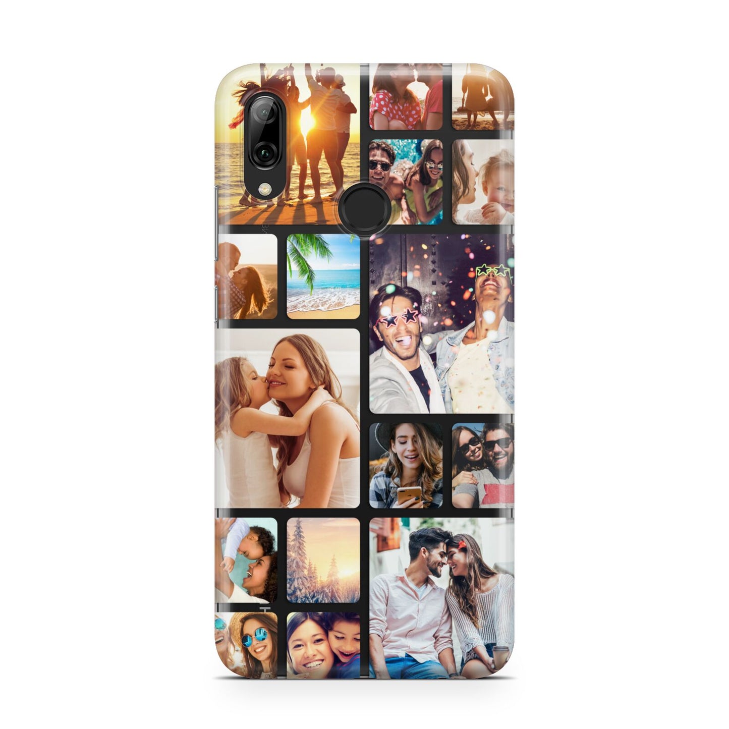 Round Edged Photo Montage Upload Huawei Y7 2019