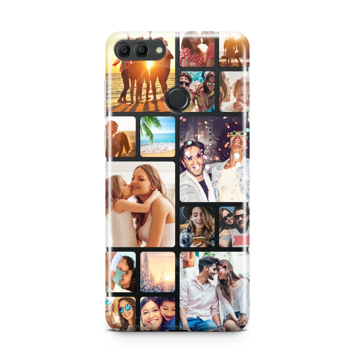 Round Edged Photo Montage Upload Huawei Y9 2018