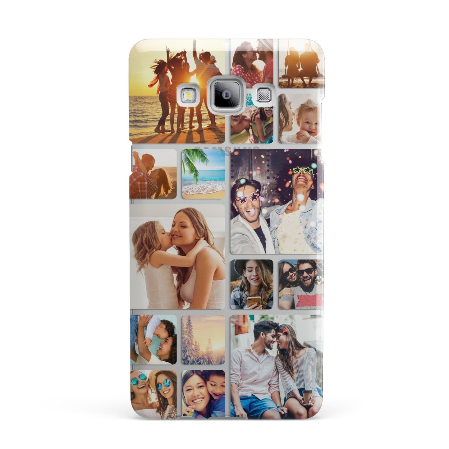 Round Edged Photo Montage Upload Samsung Galaxy A7 2015 Case