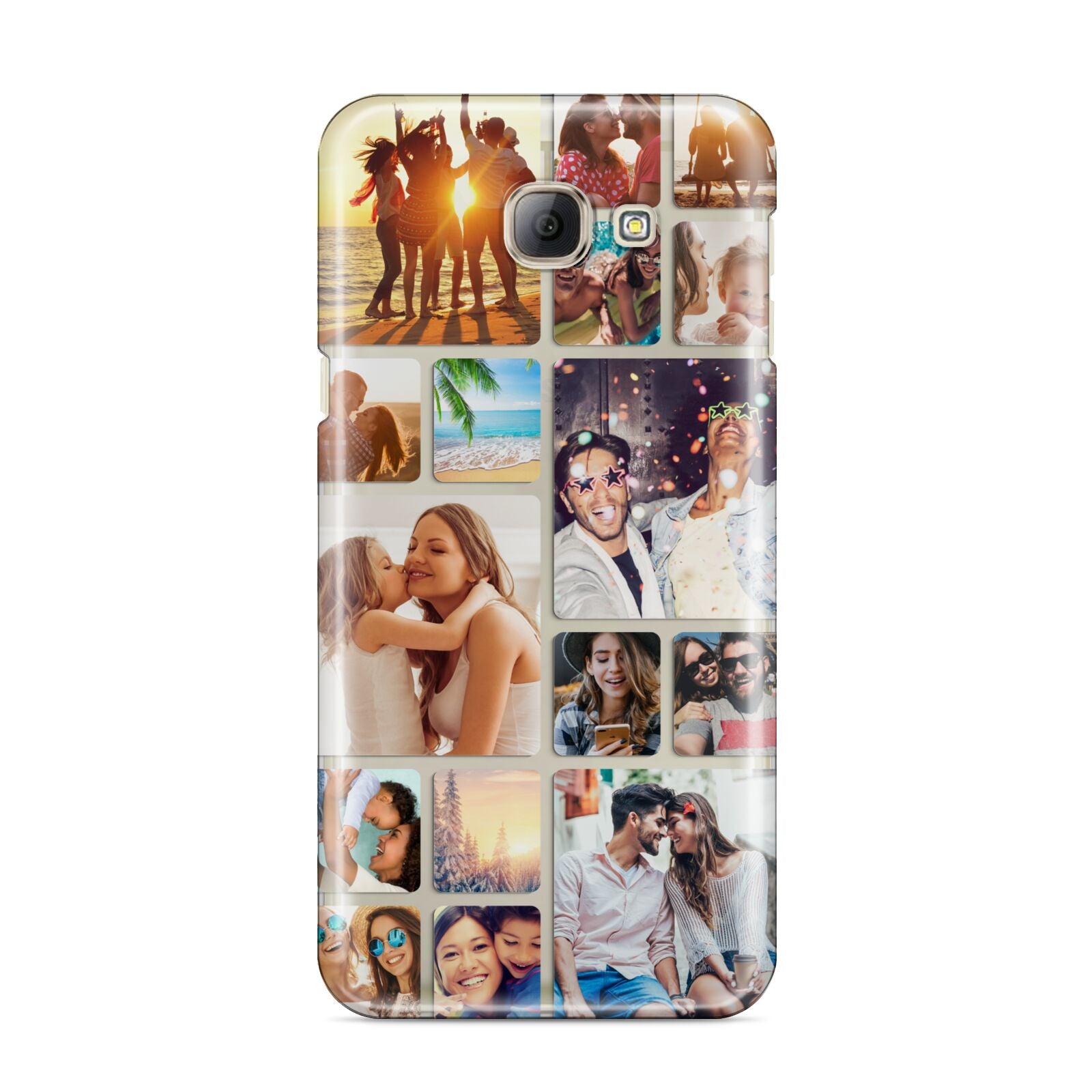 Round Edged Photo Montage Upload Samsung Galaxy A8 2016 Case