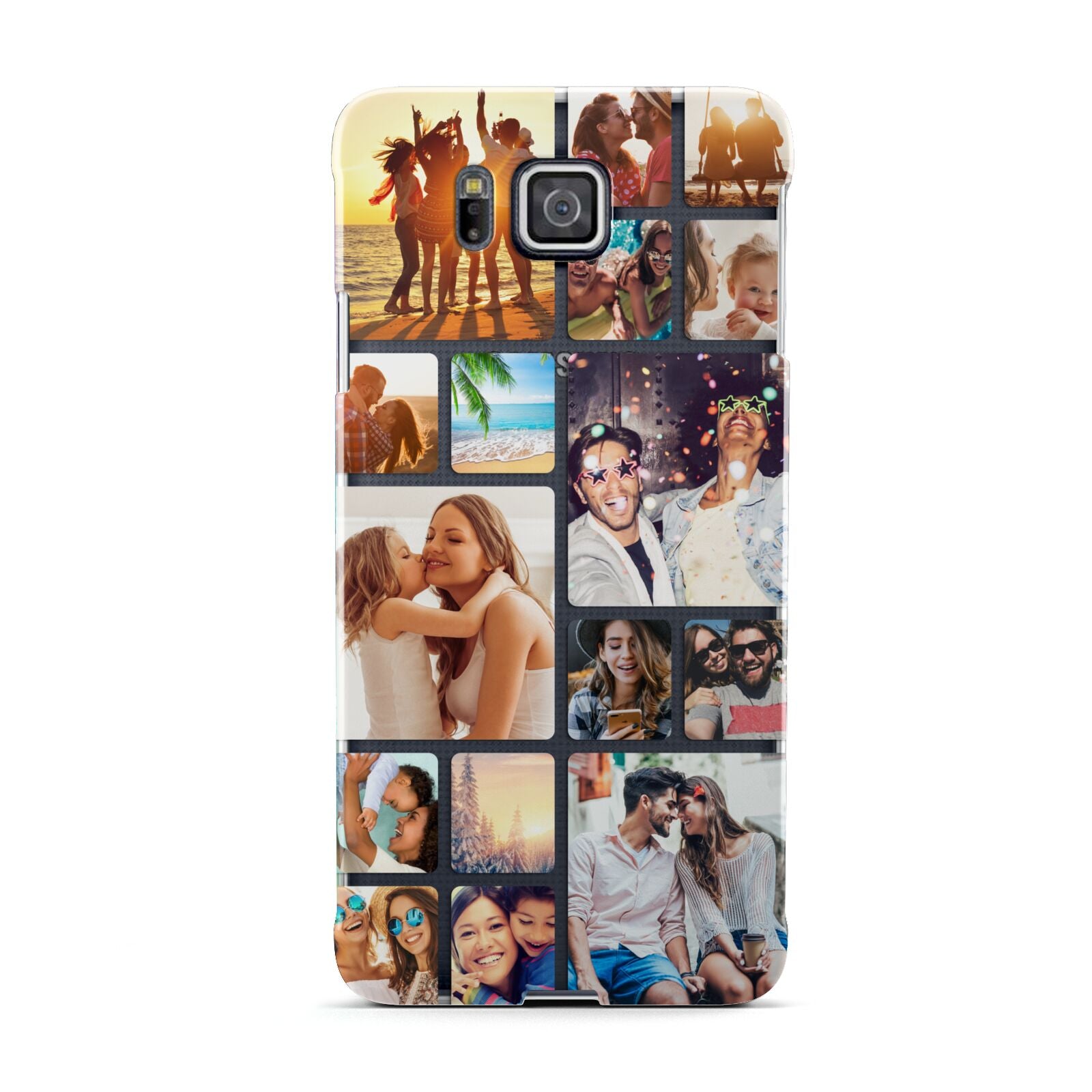 Round Edged Photo Montage Upload Samsung Galaxy Alpha Case