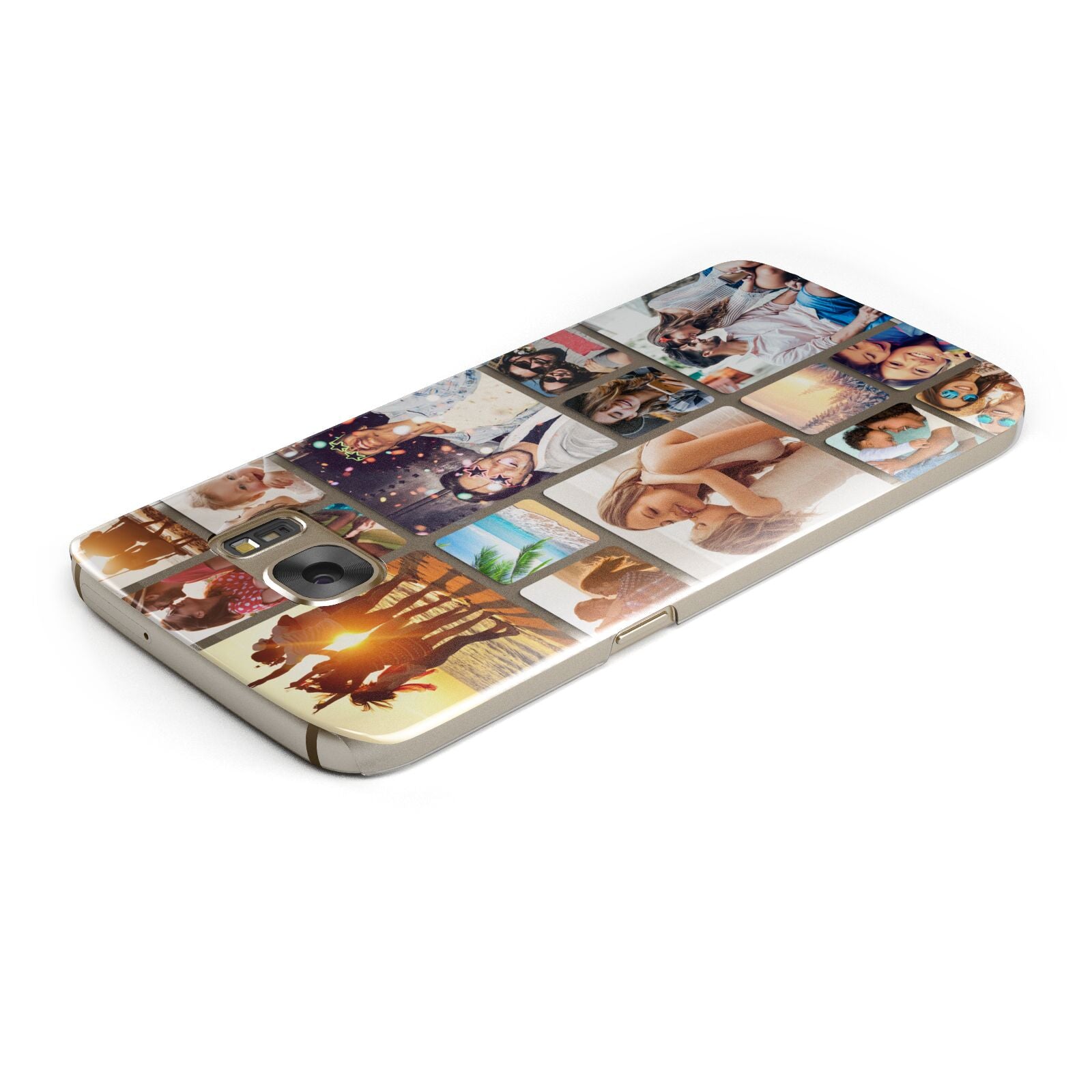 Round Edged Photo Montage Upload Samsung Galaxy Case Top Cutout