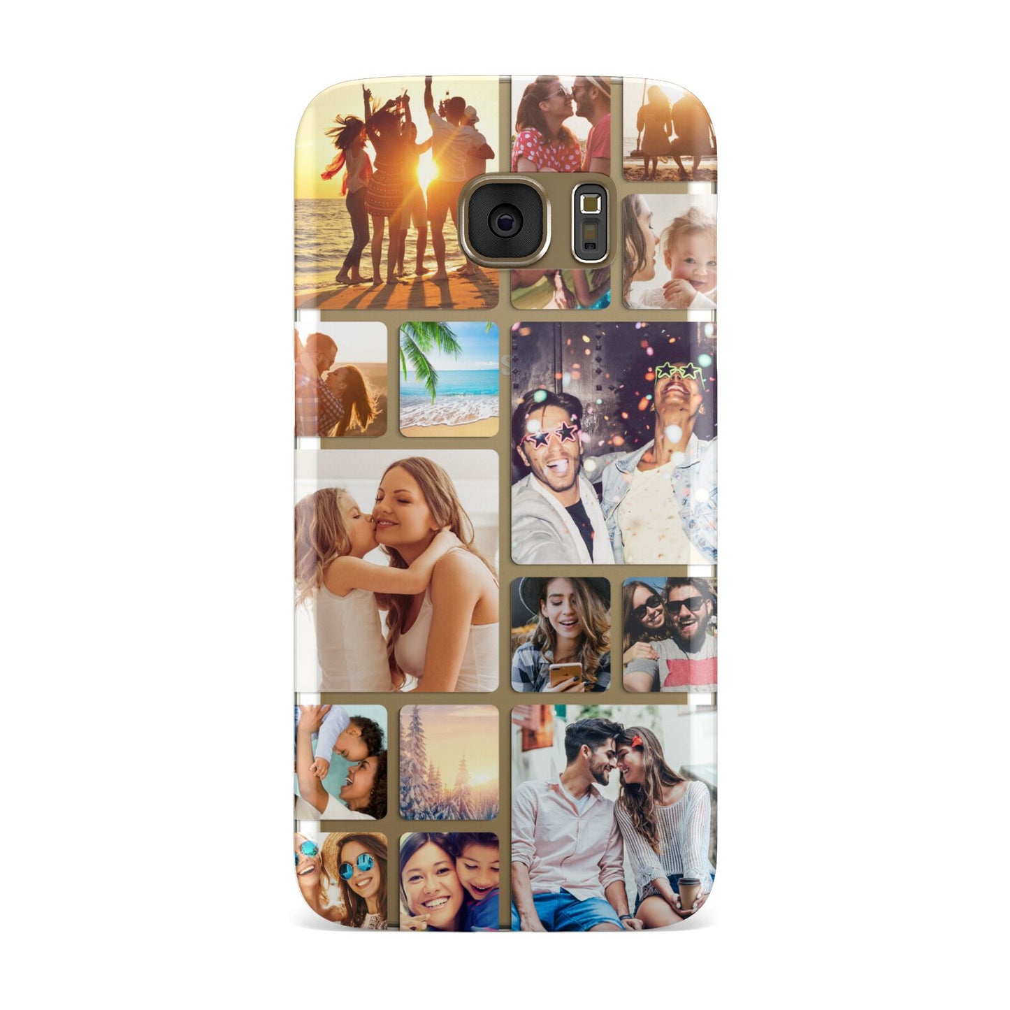 Round Edged Photo Montage Upload Samsung Galaxy Case