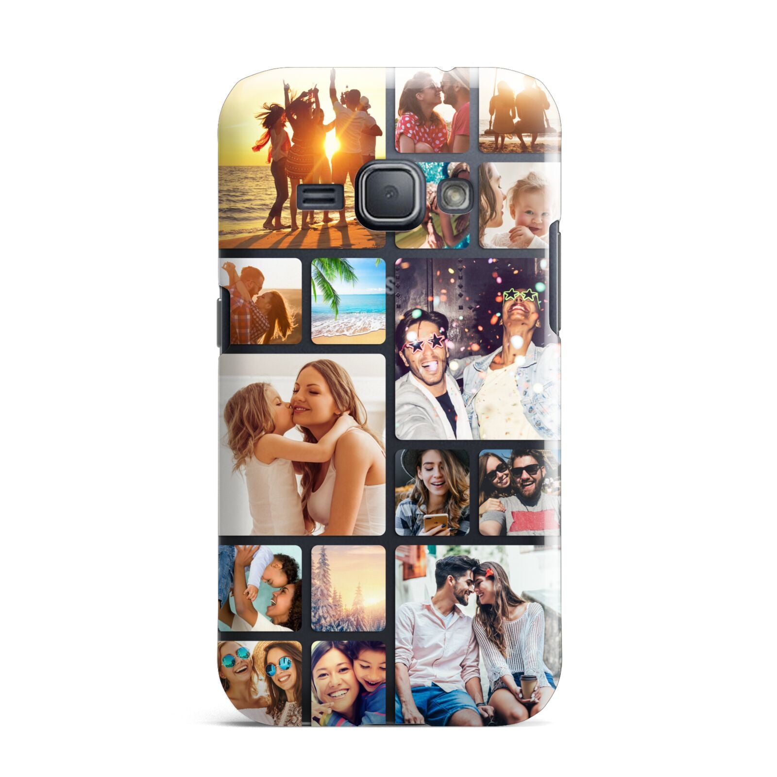 Round Edged Photo Montage Upload Samsung Galaxy J1 2016 Case