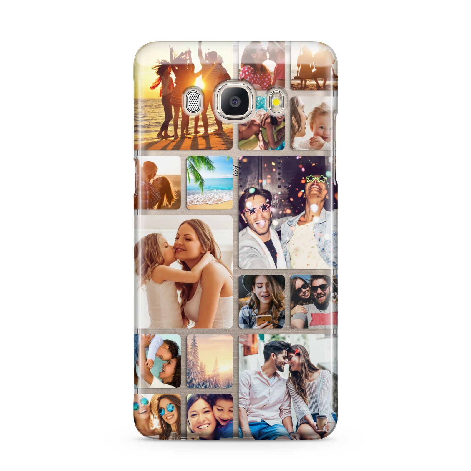 Round Edged Photo Montage Upload Samsung Galaxy J5 2016 Case