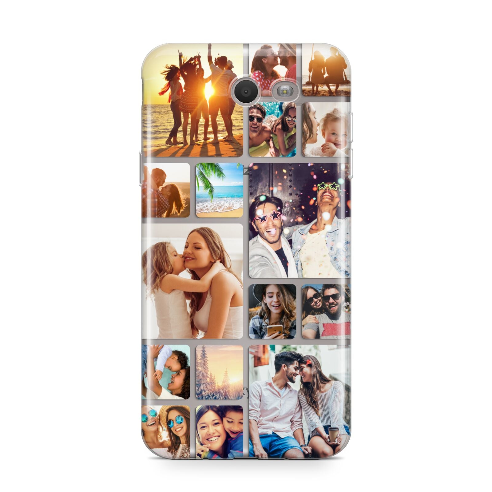 Round Edged Photo Montage Upload Samsung Galaxy J7 2017 Case