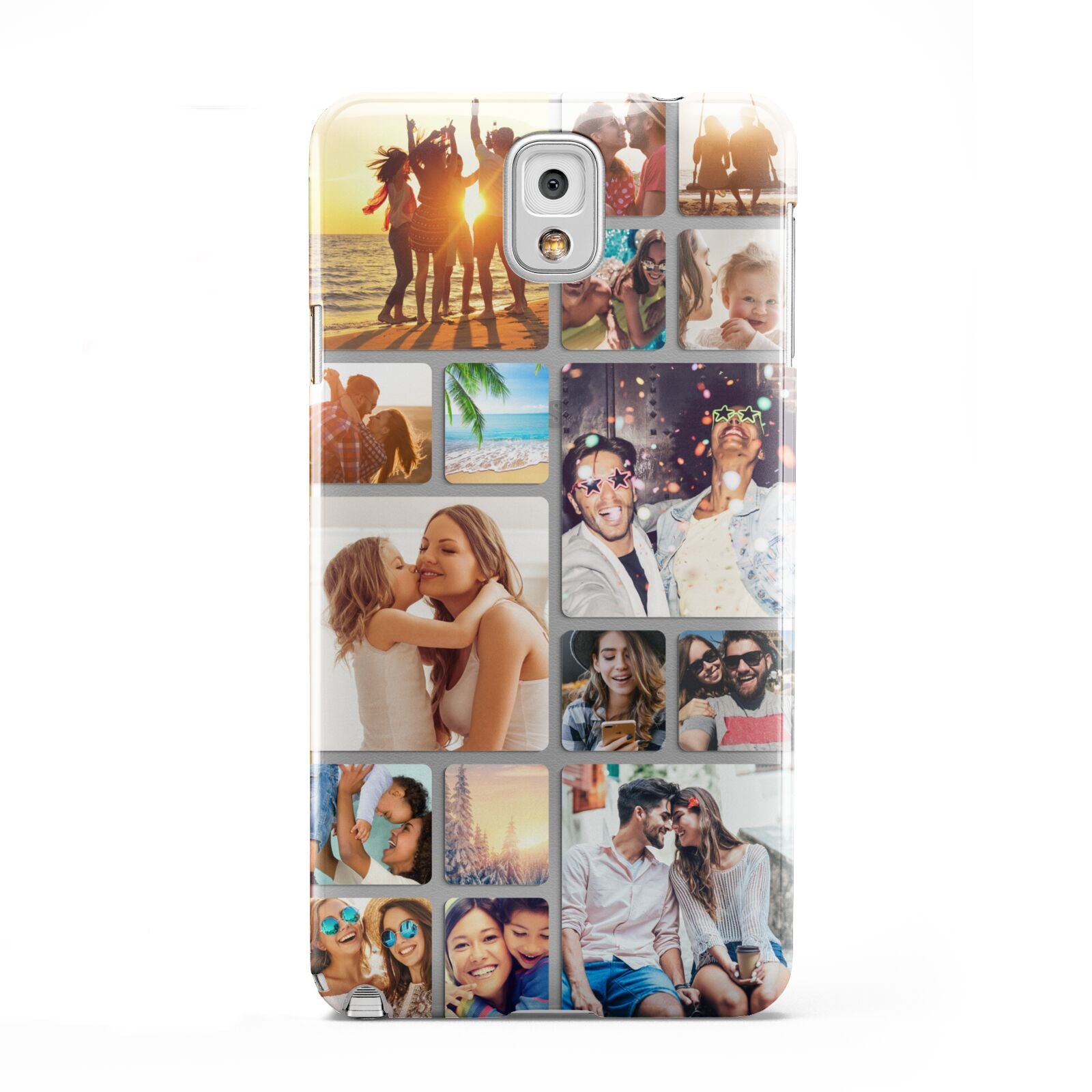 Round Edged Photo Montage Upload Samsung Galaxy Note 3 Case