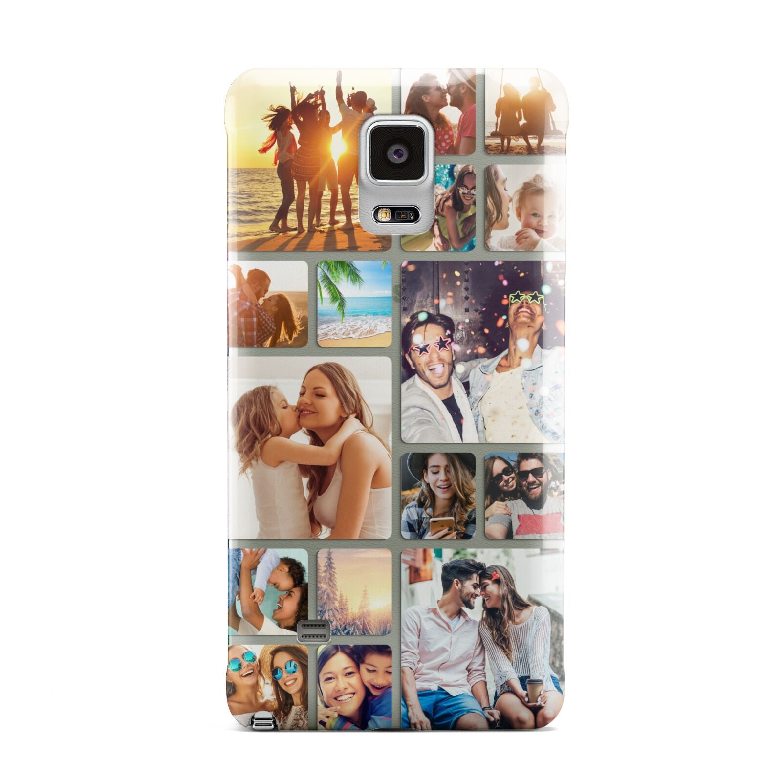 Round Edged Photo Montage Upload Samsung Galaxy Note 4 Case