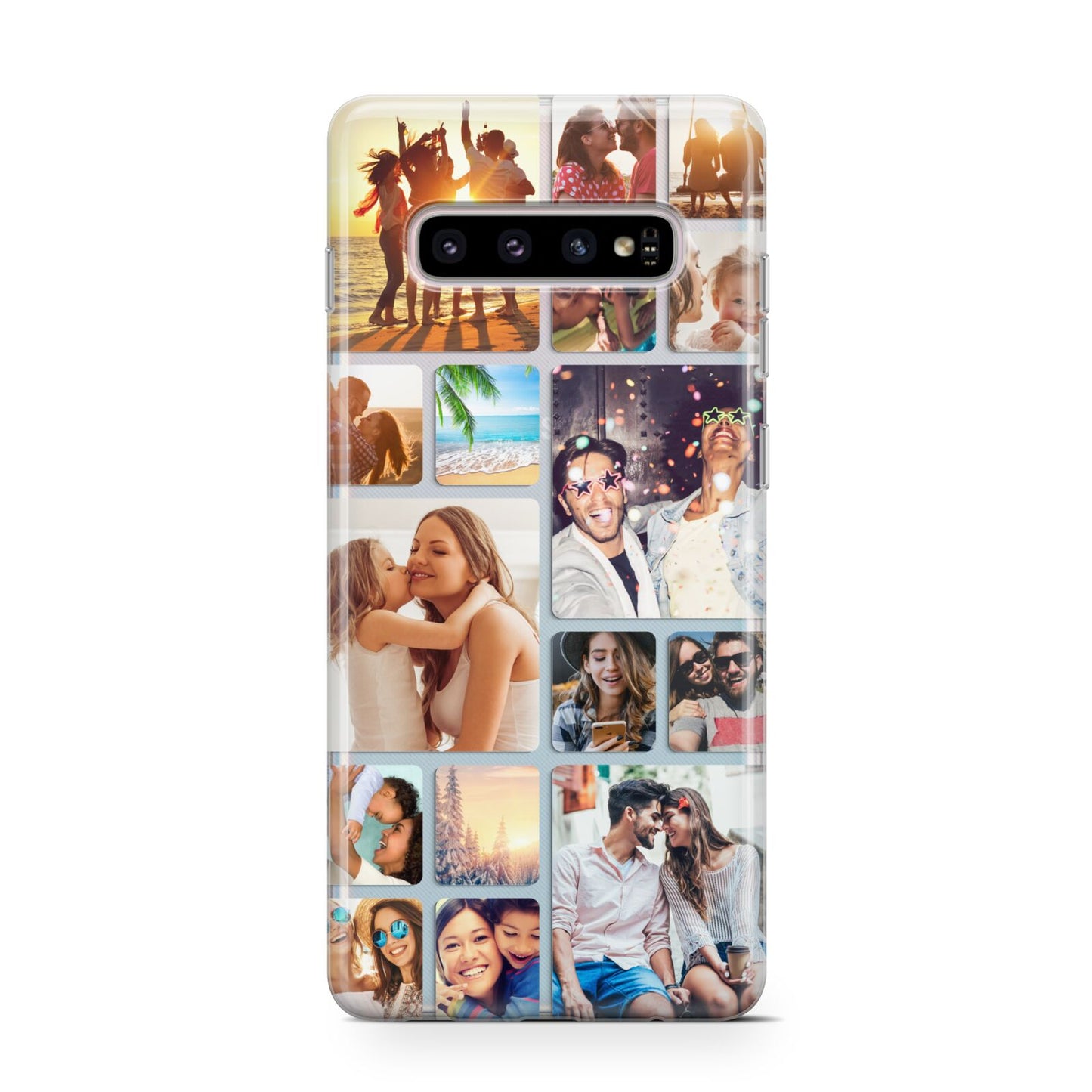 Round Edged Photo Montage Upload Samsung Galaxy S10 Case