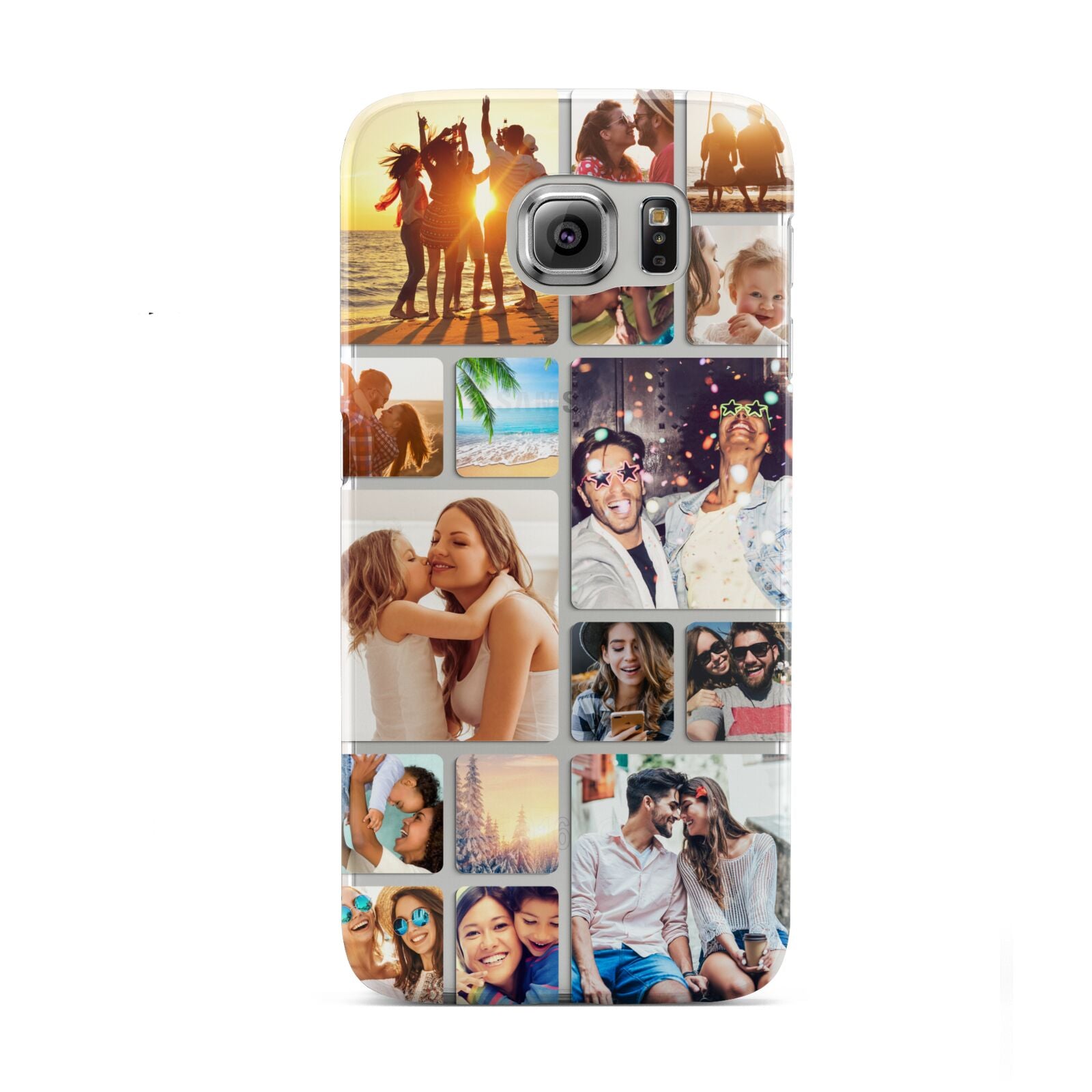 Round Edged Photo Montage Upload Samsung Galaxy S6 Case