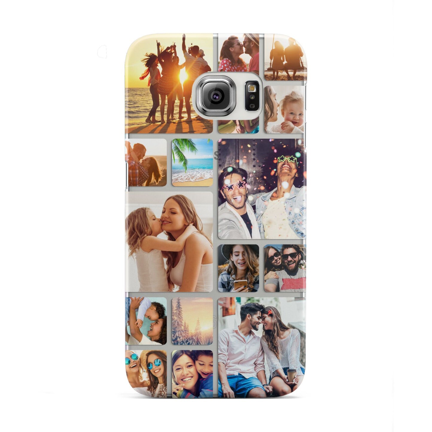Round Edged Photo Montage Upload Samsung Galaxy S6 Edge Case