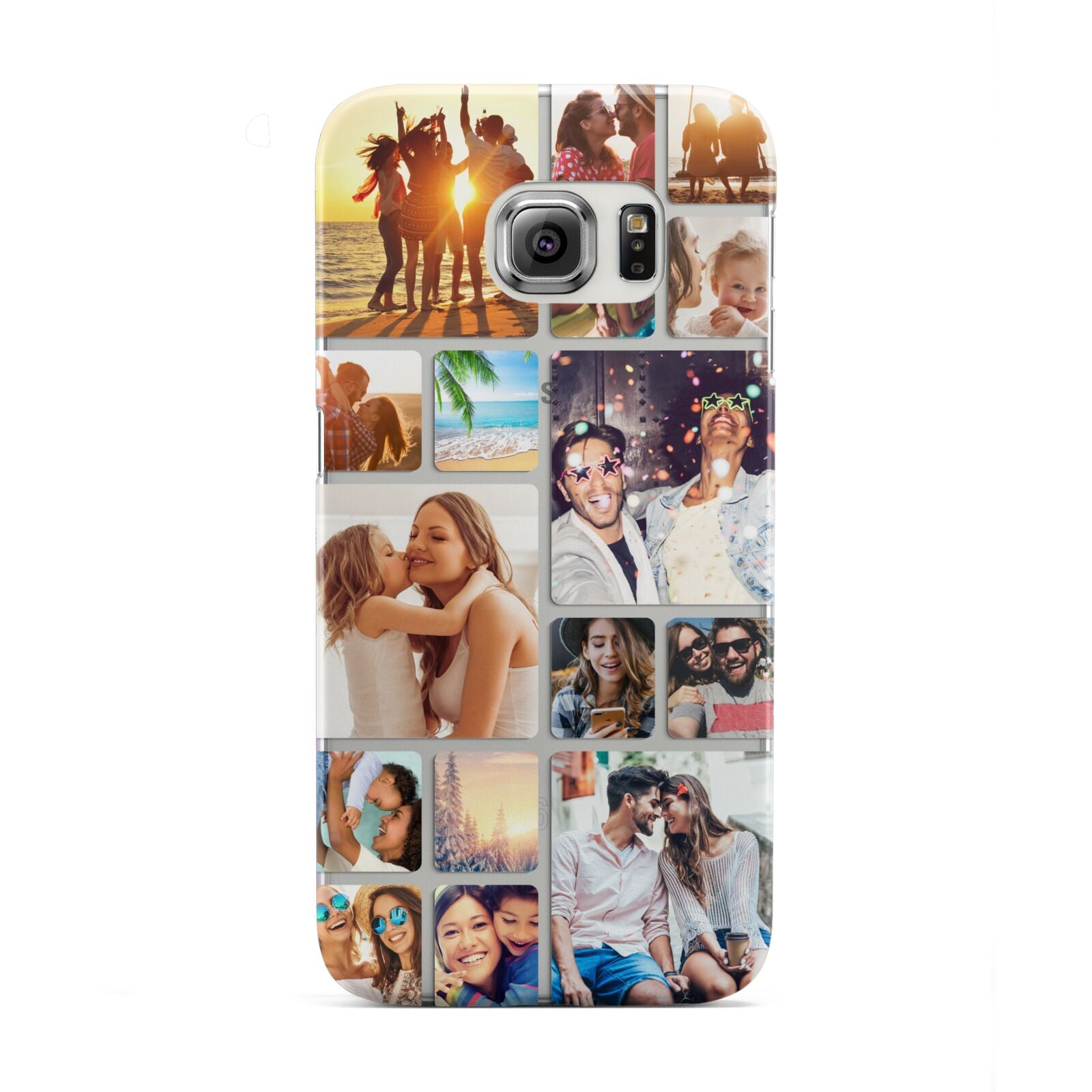 Round Edged Photo Montage Upload Samsung Galaxy S6 Edge Case