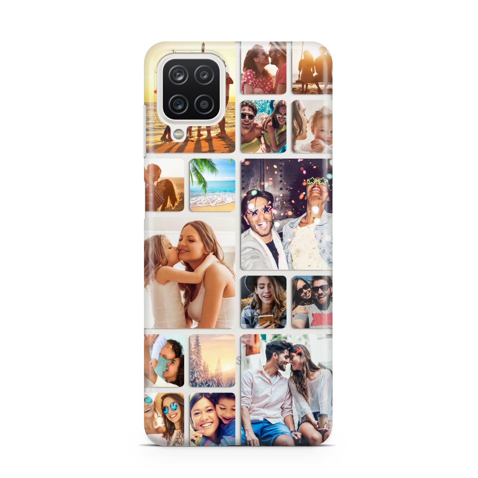 Round Edged Photo Montage Upload Samsung M12 Case