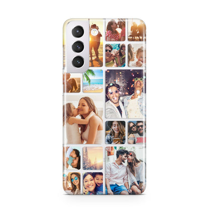 Round Edged Photo Montage Upload Samsung S21 Case