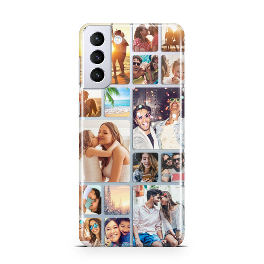 Round Edged Photo Montage Upload Samsung S21 Plus Phone Case