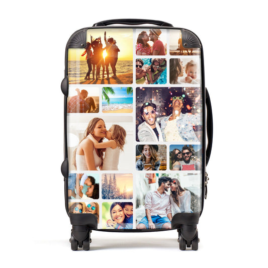 Round Edged Photo Montage Upload Suitcase