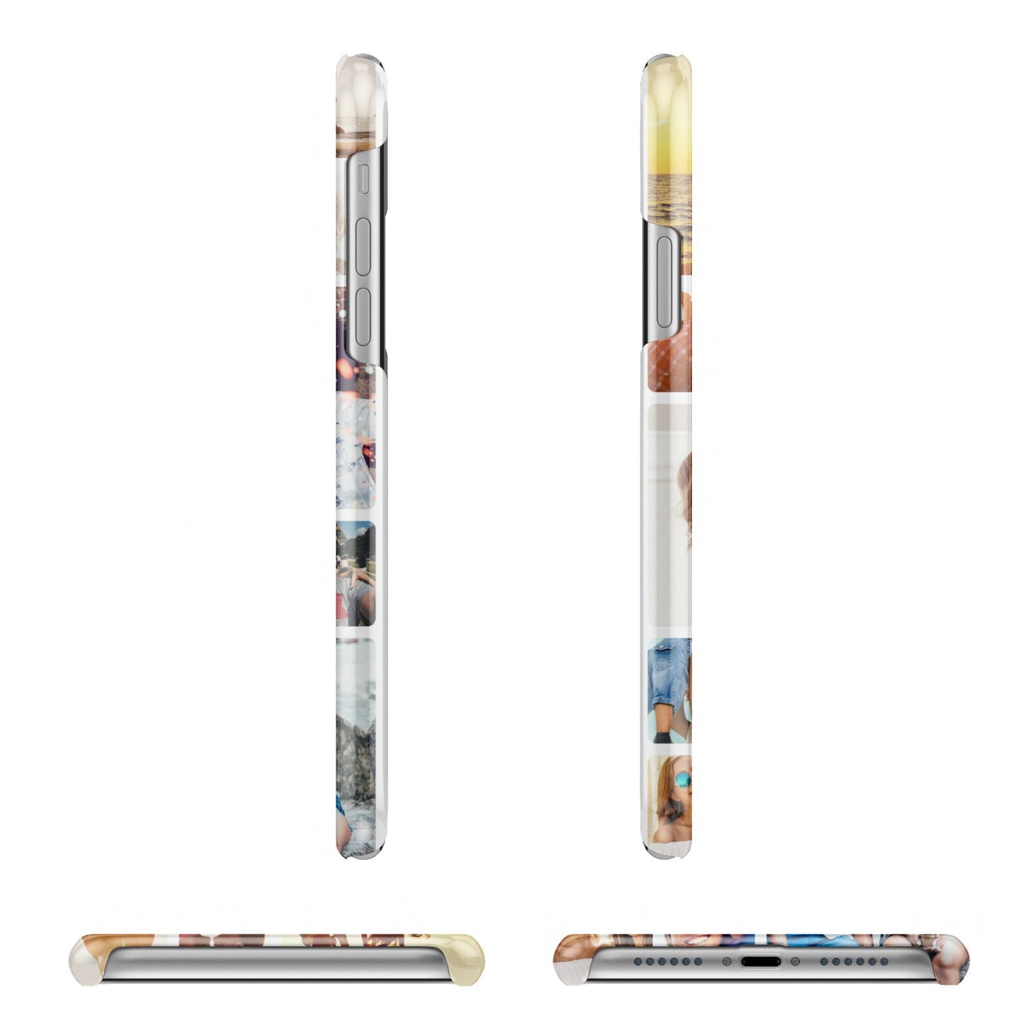 Round Edged Photo Montage Upload iPhone 11 Pro 3D Snap Case Angle Images