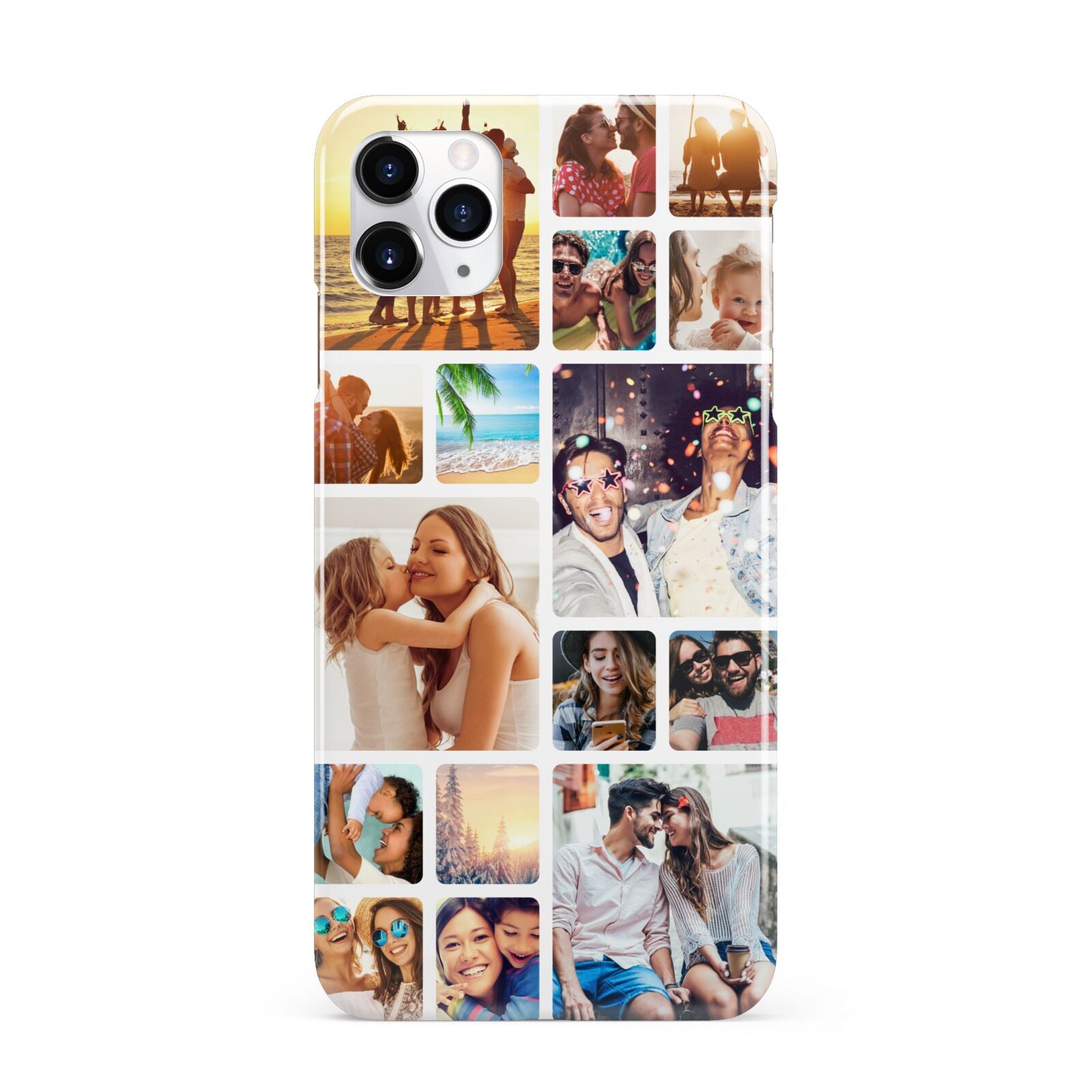 Round Edged Photo Montage Upload iPhone 11 Pro Max 3D Snap Case