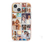 Round Edged Photo Montage Upload iPhone 13 Mini TPU Impact Case with Pink Edges