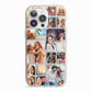 Round Edged Photo Montage Upload iPhone 13 Pro TPU Impact Case with Pink Edges