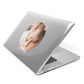 Round Photo Love Upload Apple MacBook Case Side View