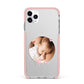 Round Photo Love Upload iPhone 11 Pro Max Impact Pink Edge Case