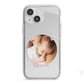Round Photo Love Upload iPhone 13 Mini TPU Impact Case with White Edges
