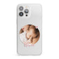 Round Photo Love Upload iPhone 13 Pro Max Clear Bumper Case