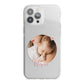 Round Photo Love Upload iPhone 13 Pro Max TPU Impact Case with White Edges