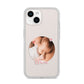 Round Photo Love Upload iPhone 14 Clear Tough Case Starlight