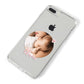 Round Photo Love Upload iPhone 8 Plus Bumper Case on Silver iPhone Alternative Image